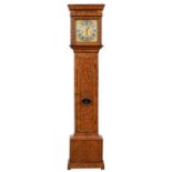 A walnut and floral marquetry eight day longcase clock, Johannes Taylor de Duckenfeild, early 18th