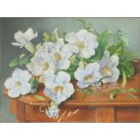 Eva Francis (1887-1924) - Thunbergia, signed and dated 1904, signed and dated again and inscribed