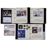 A collection of United Kingdom coins, to include proof sets 1997-2000 and the Millennium