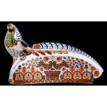 A Royal Crown Derby Lady Amherst Pheasant, commissioned by Harrods, numbered 80/300, certificate and