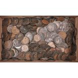 Miscellaneous United Kingdom coins,  principally 19th and early 20th c pennies and halfpennies, etc