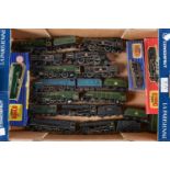 Hornby Dublo. Twelve various locomotives, mostly three rail All in good second hand condition