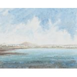 Kathleen Crow ROI (1920-2021) - Costa Teguise, monogrammed lower left, watercolour heightened with