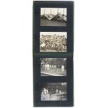 Royal Military Academy, Woolwich. Photograph album 1920-23, the quarter (mainly) plate images of gun