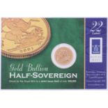 Gold coin. Half sovereign, 2001, BU