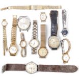 Miscellaneous wristwatches, mid 20th c and later, to include a Summit 9ct gold lady's wristwatch