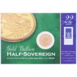 Gold coin. Half sovereign, 2001, BU