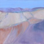 Kathleen Crow ROI (1920-2021) - Fieldscape, signed, oil on canvas, 90 x 90cm Good condition