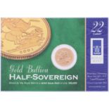Gold coin. Half sovereign, 2001, BU