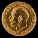 Gold coin. Sovereign 1913