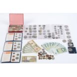 Coins.  United Kingdom and Canada,  base metal including commemorative crowns, several silver and