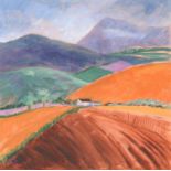 Kathleen Crow ROI (1920-2021) - Towards the Hills, monogram lower left, oil on canvas, 40 x 50cm,