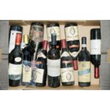 Wine. Eleven bottles miscellaneous red, including Patriarche, Claret, Ser Nicolo, etc