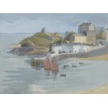 Dorothy Morse Brown (1900-1995) - Tenby Harbour, signed, watercolour, 27.5 x 37cm Good condition