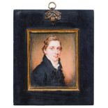 William John Thomson (1771-1845) - Portrait Miniature of William Alexander Cunningham, in a white