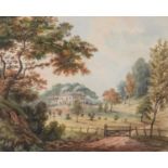 Jane Hill of Hawkstone Manor (1808-1894) - Tickwood Hall Shropshire, inscribed Tickwood from the