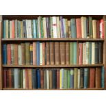 Six shelves of books, miscellaneous general shelf stock