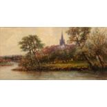 Thomas Morris Ash (1851-1935) - Coleshill Warwickshire, signed, signed again and inscribed verso,