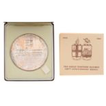 Great Western Railway 150th anniversary medal, 1985, by John Mosse, silver, 63mm, 151g cased