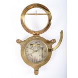 A brass universal equinoctial dial, Horne, Thornthwaite & Wood Newgate St London, 19th c, the