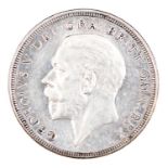 Silver coin. United Kingdom Crown 1927, gVF