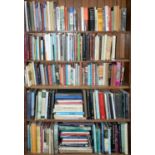 Five shelves of books, art reference, to include English furniture, ceramics, silver, works of art