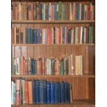 Three and a half shelves of books, miscellaneous general shelf stock, to include a small