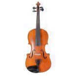 A violin, length of back 36cm Good condition