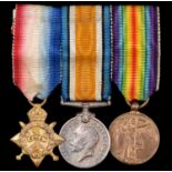 Miniature medals. 1914 Star trio