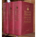 Burke's Peerage Baronetage & Knightage: Clan Chief's Scottish Feudal Barons, 107th edition, three