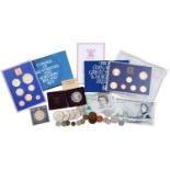 United Kingdom BU sets 1977 and 1982, miscellaneous commemorative crowns and Bank of England