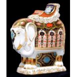 A Royal Crown Derby  Elephant paperweight, signature edition for Gump's, numbered 67 of 100