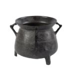 A bronze cauldron, South West England, 17th c,  18cm h Intact, no substantial damage, no repair