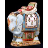 A Royal Crown Derby Mulberry Hall Indian Elephant, commissioned by Mulberry Hall, numbered 367 of