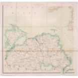 Blacks New large map of Scotland Scale 4inches:1mile, engraving on twelve sheets, in full