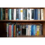 Six shelves of books, English literature and biography, to include small collections of Dennis