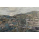 British School, mid 20th c - Landscape, signed M Shirbon, oil on board, 44 x 67cm Requires a light