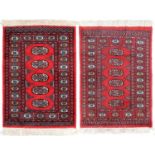 Two Indian rugs, 66 x 93cm and 66 x 93cm