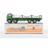Diecast vehicles. Dinky Foden Flat Truck with chains, 505, boxed