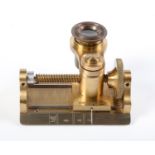 Linen prover. A brass thread-counter, John Casartelli Ltd Manchester 4, first half 20th c, 75mm l