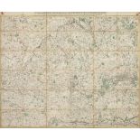 John Andrews - A New and Accurate Map of the Country Twenty-Five Miles Round Windsor, 1777, hand