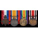 WWI group of three, 1914-15 Star, British War Medal and Victory Medal 31379 Dvr F Harvey RA and