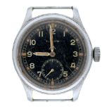 A Timor British Military Issue wristwatch, case back marked TIMOR BROAD ARROW W W W K10349/40249