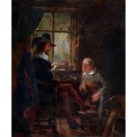 Reuben Bussey (1818-1893) - Charles I and the Shoemaker of Southwell 1645, signed and dated 1865, 60