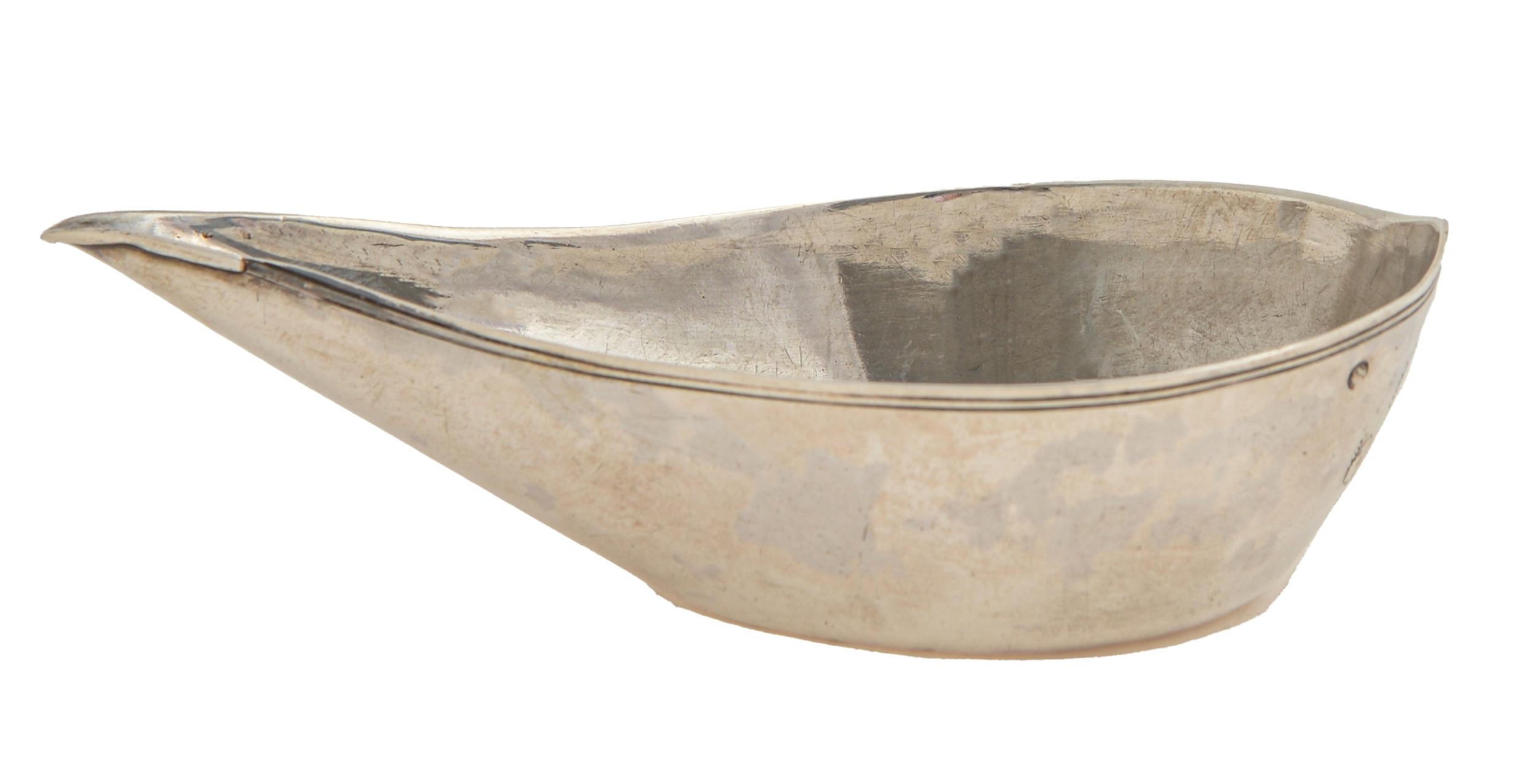 A French silver pap boat, 13cm l, by Pierre-Jacques Meunier (1792-1809) a crescent below in a