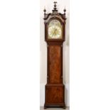 A George III mahogany eight day longcase clock, A Butler Northwich, the 14" brass dial with engraved