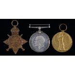 WWI group of three, 1914-15 Star, British War Medal and Victory Medal 83753 Spr J Ewart RE Sapper