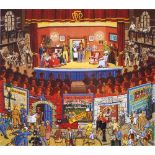 Joe Scarborough - Golden Jubilee, reproduction printed in colour, signed by the artist in felt tip