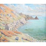 Denys Maurice Orlando Prideaux Law (1907-1981) - Lamorna Cove, signed, oil on canvas Good original