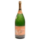 Verve Clicquot Ponsardsin Champagne,  Methuselah, foil capsule good, label fair, level into neck